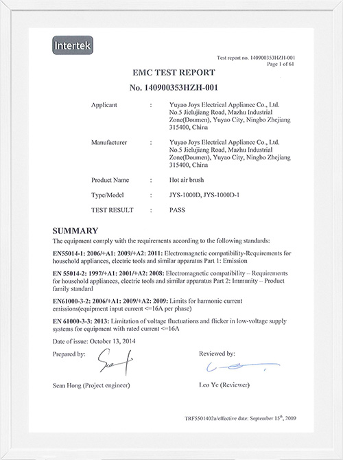 Certifikácia EMC